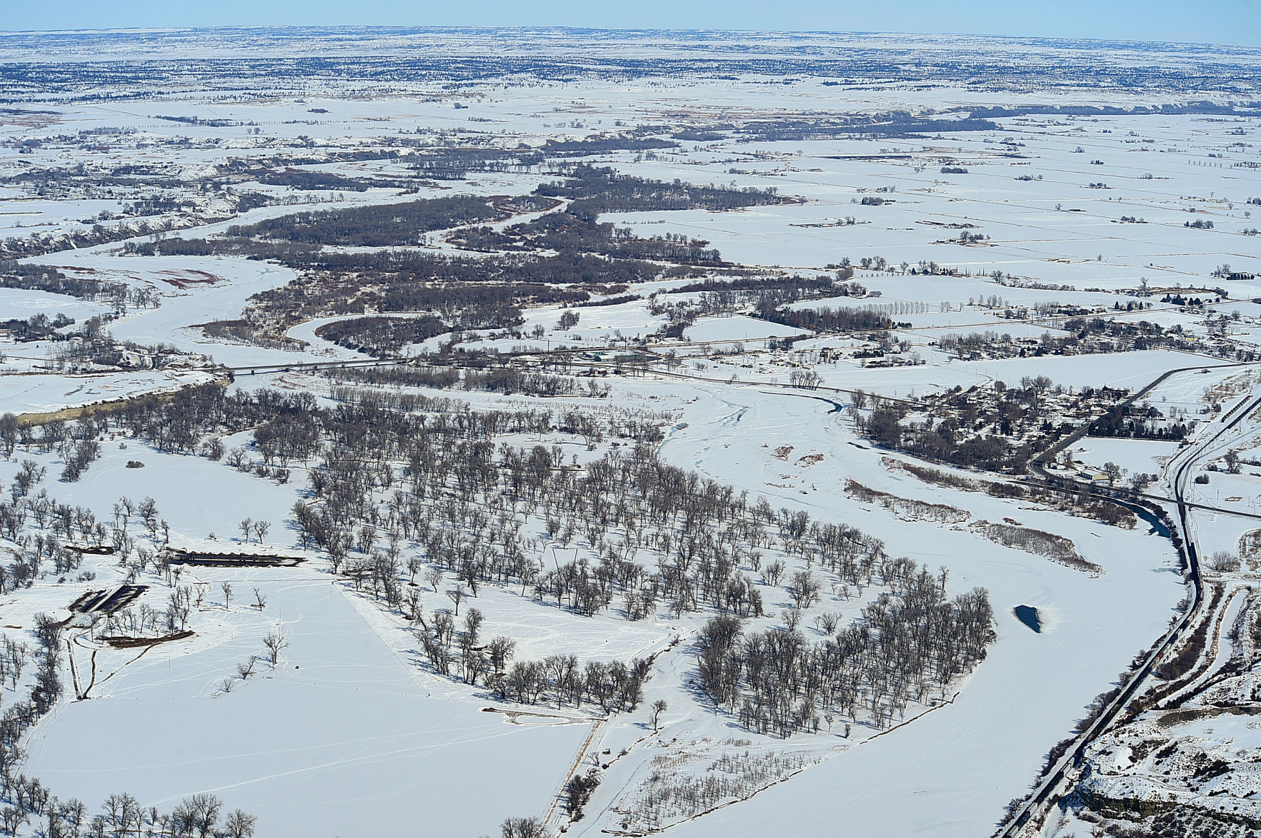 Ice on Yellowstone